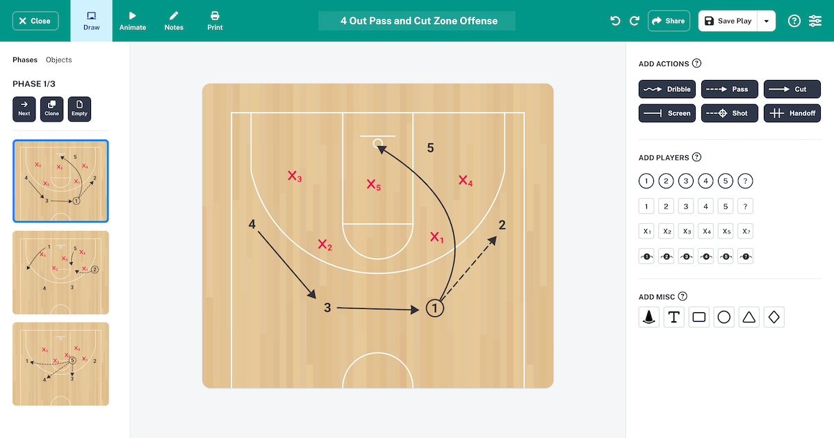 Free basketball plays discount
